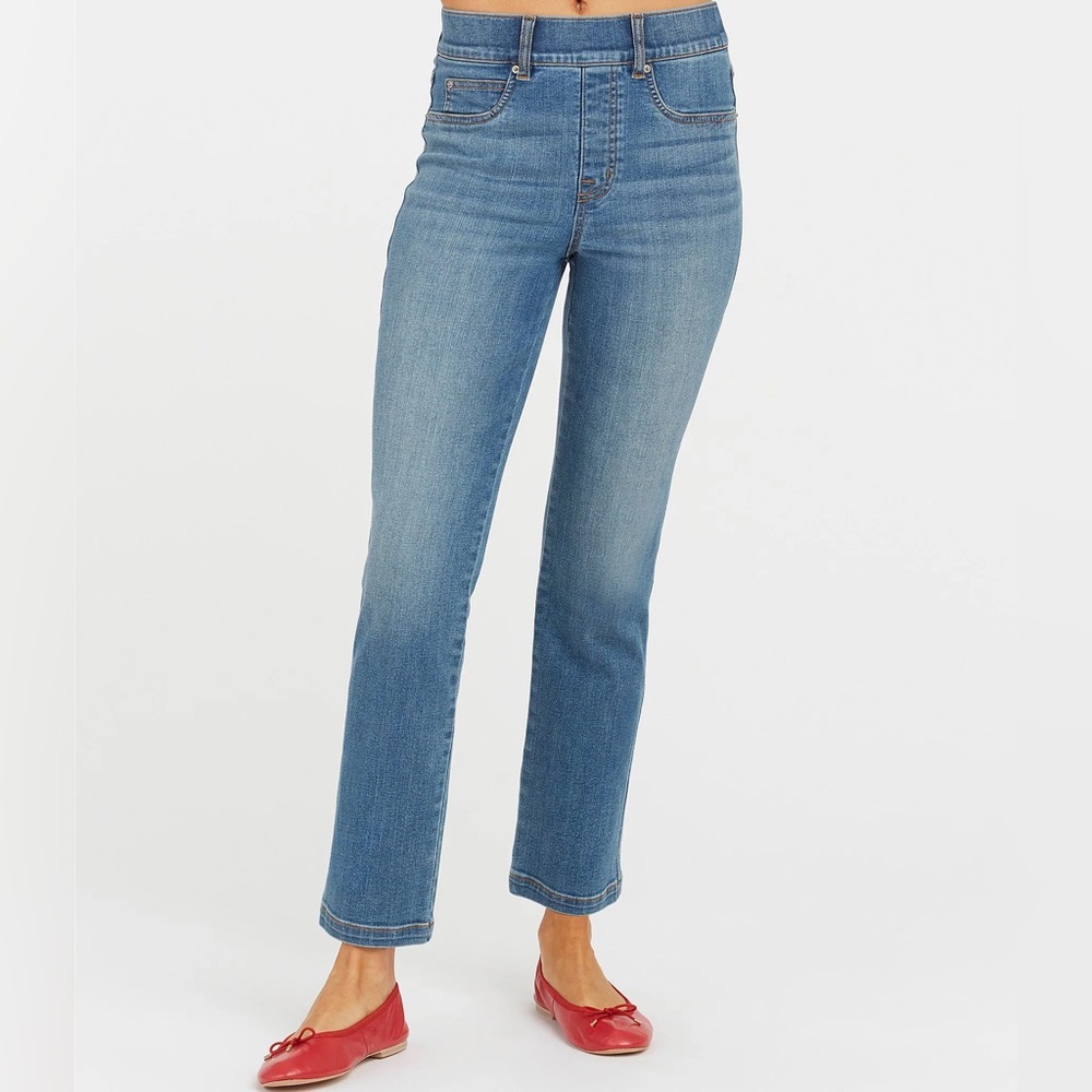 Spanx Straight Leg Jeans Vintage Indigo Style